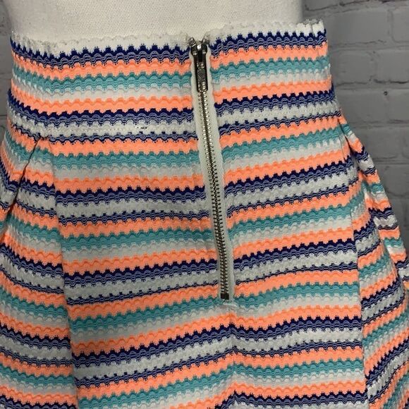 Endless Rose Bright Color Zig Zag Design Skirt - M - Picture 4 of 5